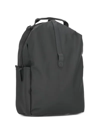 Rains Clip Front Backpack In Black