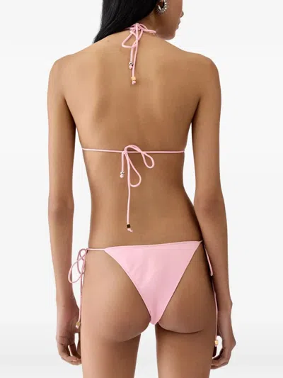 Jacquemus "le Bas De Plage Triangle" Bikini Bottom In Pink