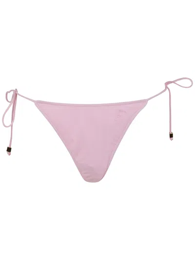 Jacquemus "le Bas De Plage Triangle" Bikini Bottom In Pink
