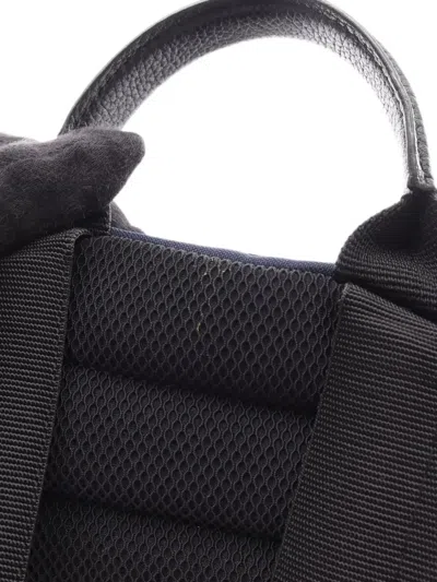 Pre-owned Dior X Kaws Logo-print Backpack In Blue