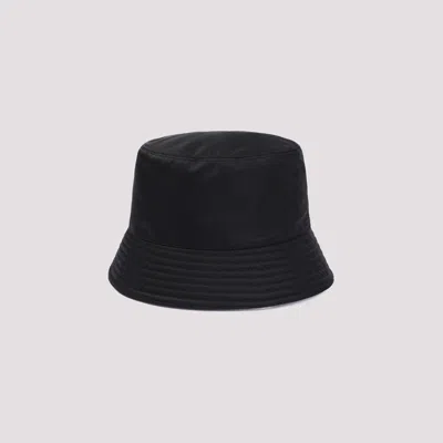 Prada Black Polyamide Hat In Black