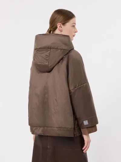 Max Mara The Cube Oversized Coat Max Mara In Brown