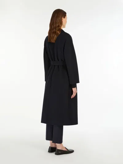 's Max Mara Arona Belted Notch-lapel Coat In Black