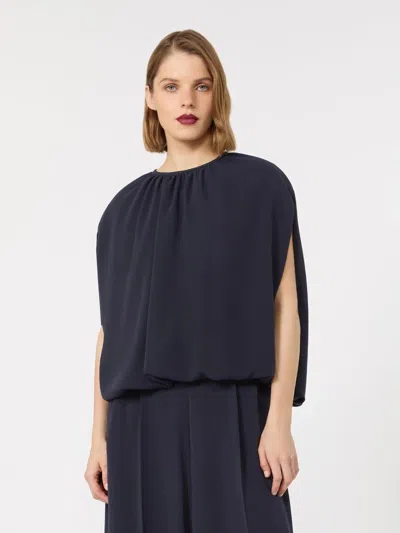 Max Mara Studio Msefieno Jacket Blue In Blue