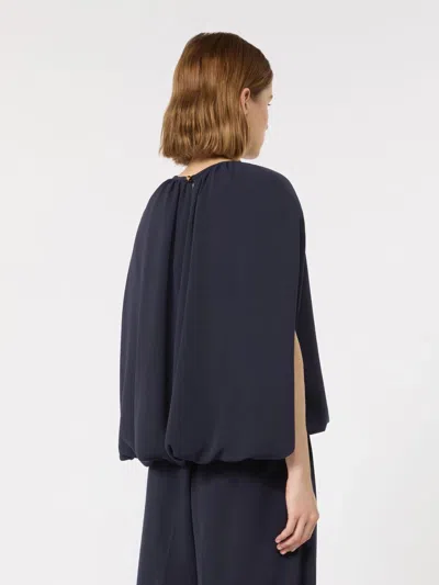 Max Mara Studio Msefieno Jacket Blue In Blue