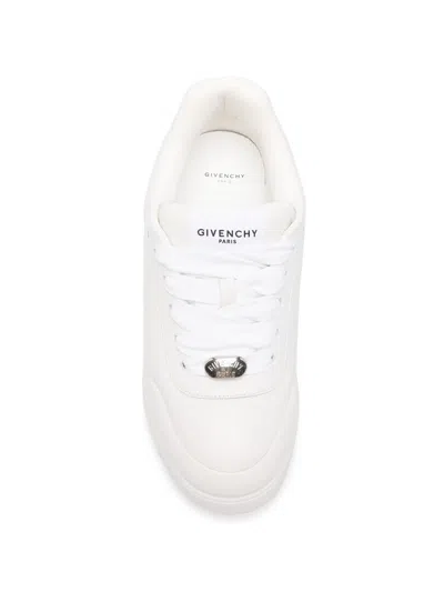 Givenchy White Yard Leather Sneakers In White