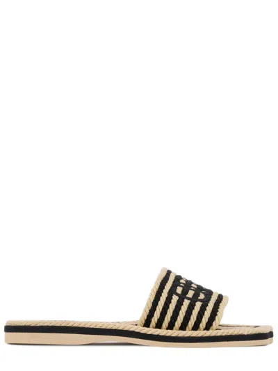 Chloé Sandals 19a With Shaped Straps In White Leather For Women In White