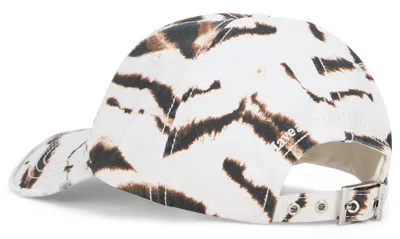 Ganni Cap With Print Visor In Multi