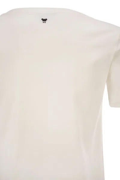 Weekend Max Mara Wkdmultib - Basic Cotton Jersey T-shirt In White