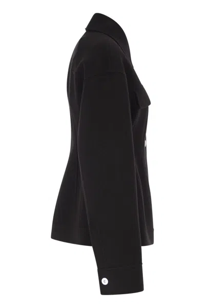 Sportmax Spxarena Tailored Virgin Wool Jacket With Sculpted Silhouette