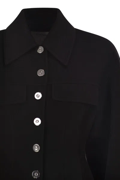 Sportmax Spxarena Tailored Virgin Wool Jacket With Sculpted Silhouette