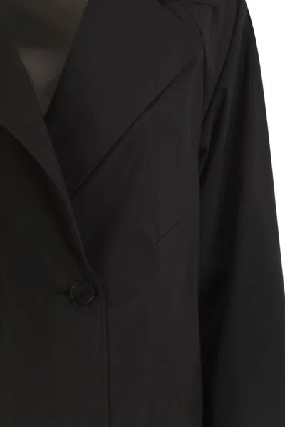 Weekend Max Mara Cropped Double-breasted Jacket In Black