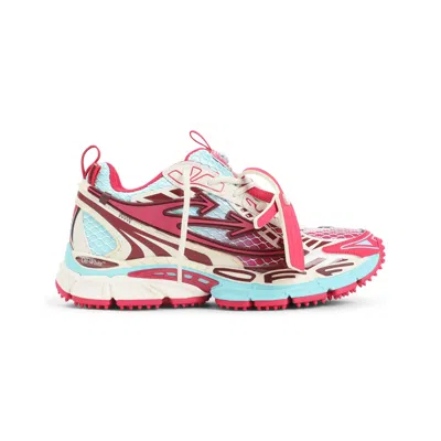 Off-white Be Right Back Nylon And Mesh Sneakers In White