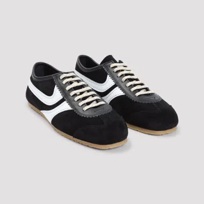 Dries Van Noten Retro-inspired Sneakers With Thin Sole For Women In Black