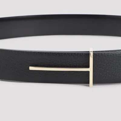 Tom Ford Black Belt In Black