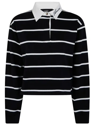 Amiri ポロシャツ レディース カラー ブラック In Black