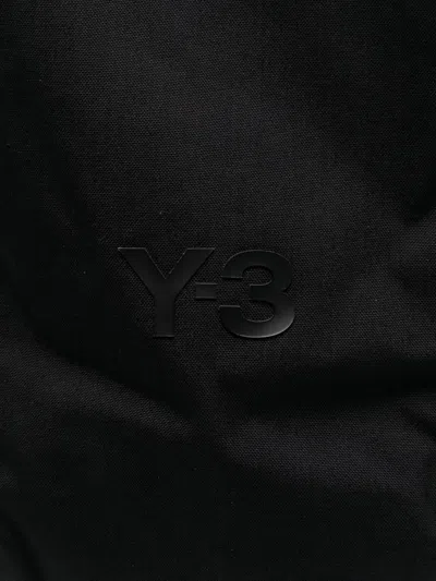 Y-3 Logo-embellished Backpack In Black