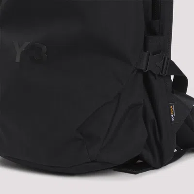 Y-3 Logo-embellished Backpack In Black