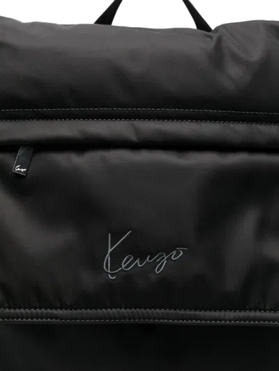 Kenzo " One" Backpack In Black