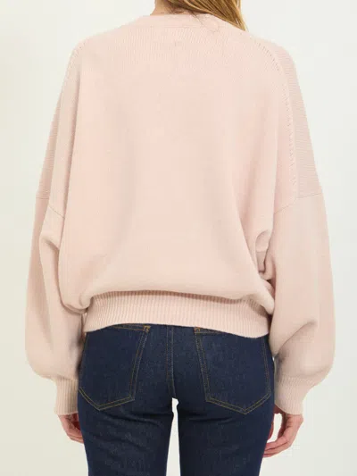 Khaite Womens Dusty Rose Margaux Boxy-fit Cashmere Jumper In Pink