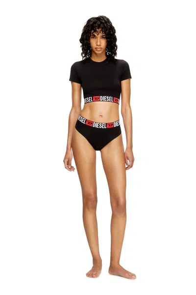 Diesel Irma-d-core T-shirt In Black