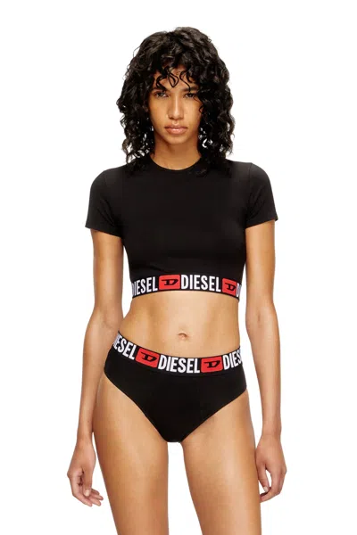Diesel Irma-d-core T-shirt In Black