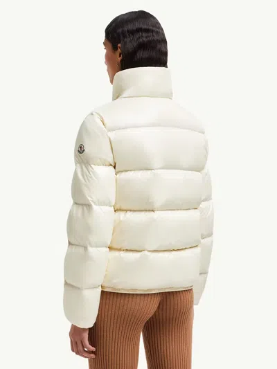 Moncler Abbadia Short Down Jacket In White