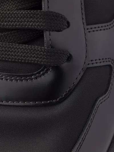 Prada Sneakers In Black Leather. In Black