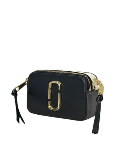 Marc Jacobs Black Multi Split Cow Leather Polyurethane Coating Bag