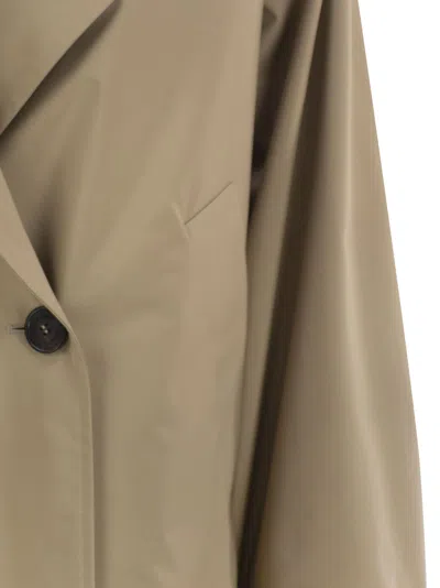 Weekend Max Mara Double-breasted Cropped Jacket In Beige