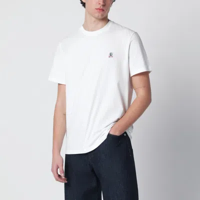 Parajumpers White Regular-fit T-shirt With Logo Patch In White