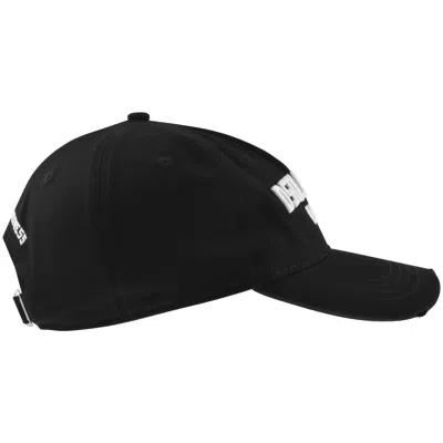 Dsquared2 Logo Baseball Cap Black In Black
