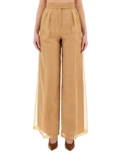 Max Mara Pants "danila" In Orange