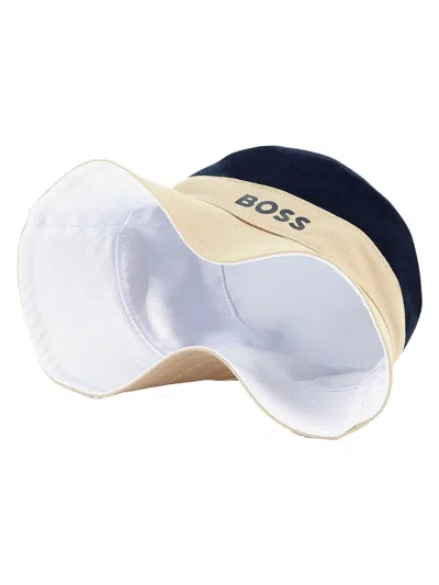 Hugo Boss Boss Hat In Blue