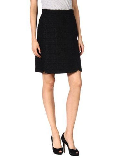 Shop Giambattista Valli Knee Length Skirt In Black