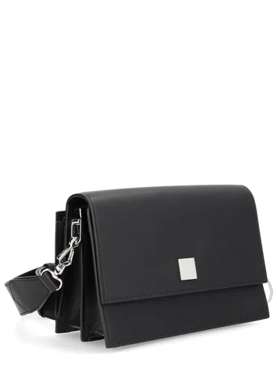 Max Mara Leather Bag In Black