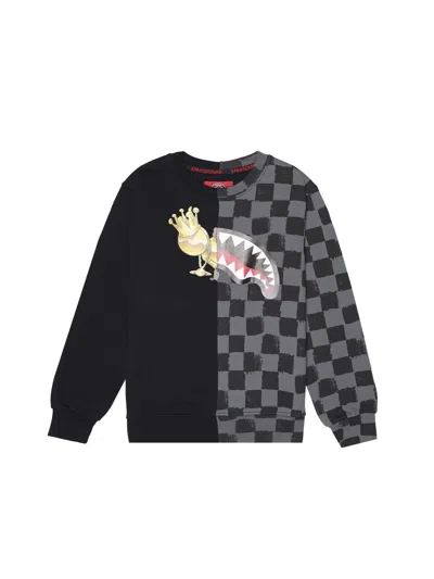 Sprayground Astromane Mini Split Crewneck Sweatshirt In Multi