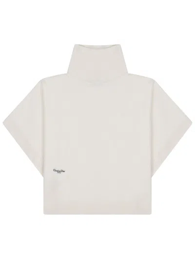 Dior Turtleneck Sweatshirt In White