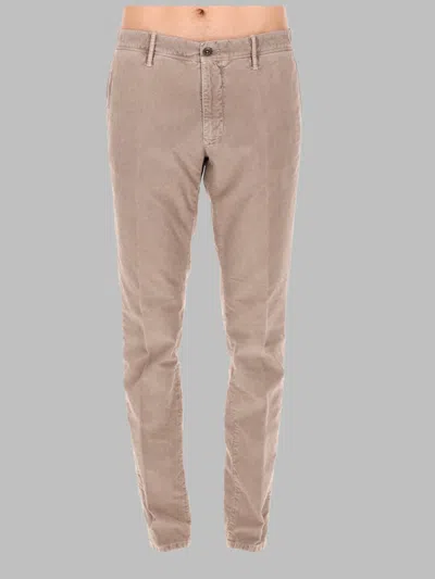 Incotex Jeans In Cotone In Brown