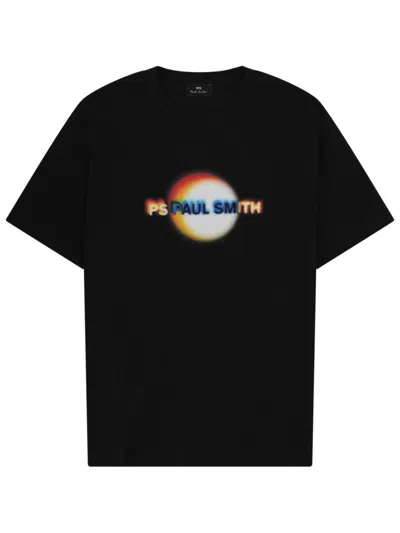 Ps By Paul Smith Ps Paul Smith Eclipse T-shirt In Black