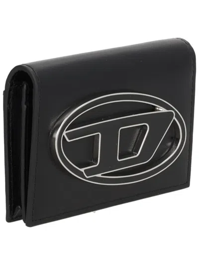 Diesel Multicolour Pmu Wallet In Black