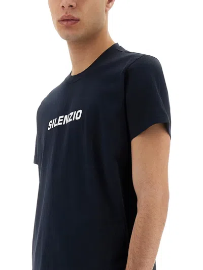 Aspesi Tshirt Silenzio In Blue
