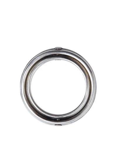 Werkstatt:munchen Silver Ring In Transparent