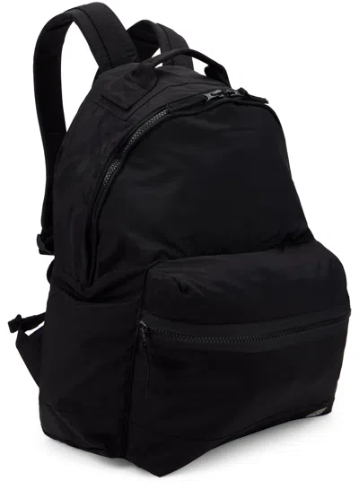 Stone Island Technical Backpack With Zip In Black
