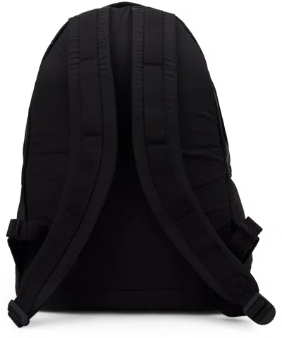 Stone Island Technical Backpack With Zip In Black