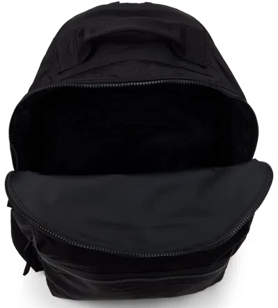 Stone Island Technical Backpack With Zip In Black