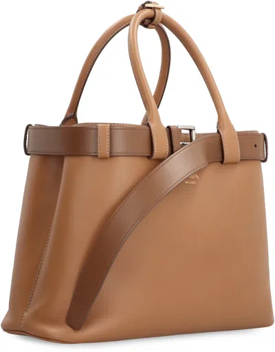 Prada Buckle Leather Bag