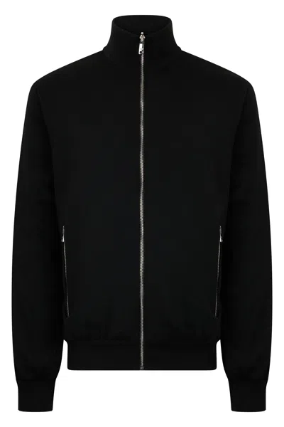 Prada Reversible Bomber In Technical Fabric In Black