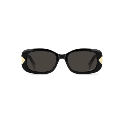 Missoni Rectangular Acetate Sunglasses In Black