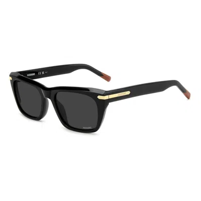 Missoni Rectangular Acetate Sunglasses In Black